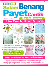 Image of Sulam Benang Payet Cantik Nan Istimewa